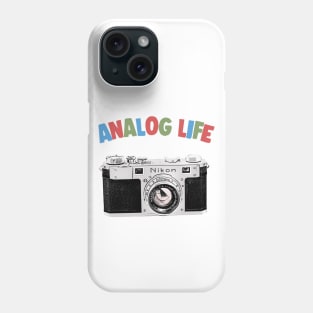 Analog Life / Camera Geek Gift Design Phone Case