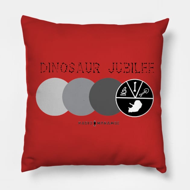 Dinosaur Jubilee Pillow by RadioHarambe