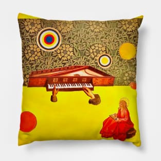 Wish I Could Play The Piano! Pillow