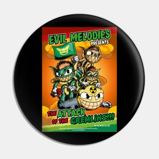 The Attack of the Gremlins poster version Pin
