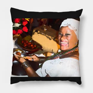 acarajé Bahian food Pillow