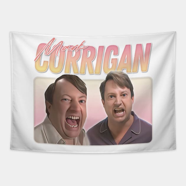 Peep Show / Mark Corrigan - Retro Fan Artwork Tapestry by DankFutura