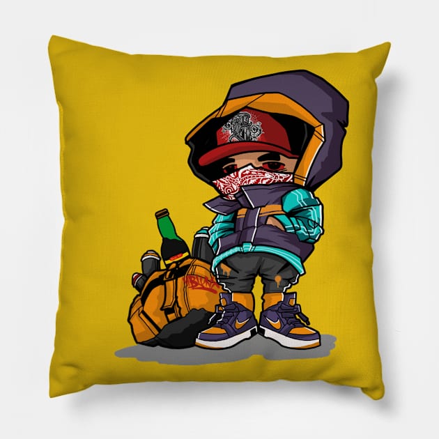 Graffity kid Pillow by Blunts