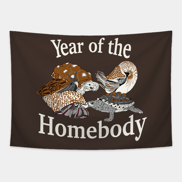 Year of the Homebody Tapestry by seamustheskunk