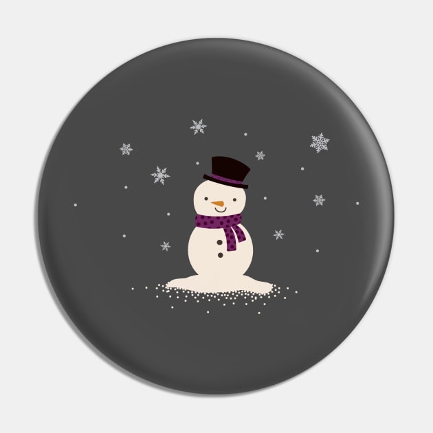 Winter Holiday Snowman Pin by 513KellySt