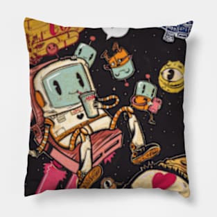 Space dudes Pillow