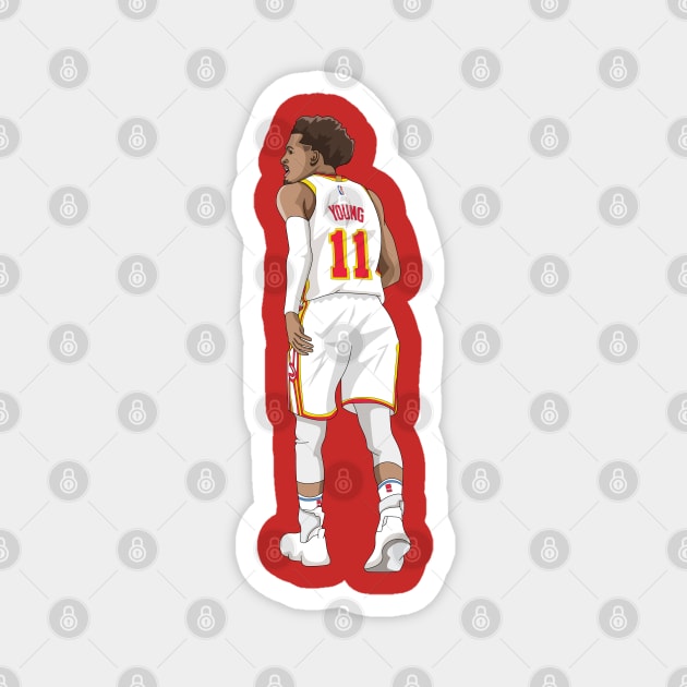 Trae Young Magnet by xavierjfong