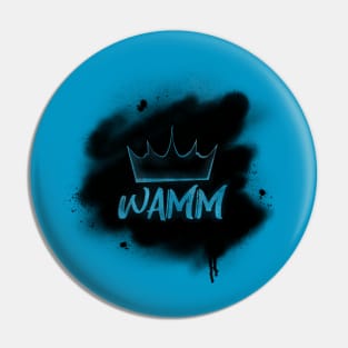 WAMM KING CROWN GRAFFITI Pin