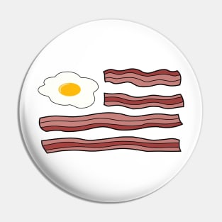 Bacon Flag Pin