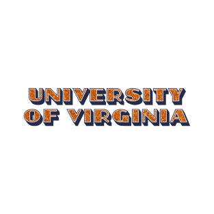 uvirginia glitter lettering T-Shirt