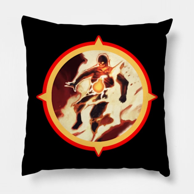 Pyromancer Thermal Bomb Logo Pillow by Gamers Gear