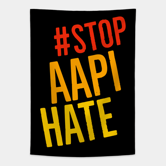 Stop AAPI Hate Tapestry by Suzhi Q