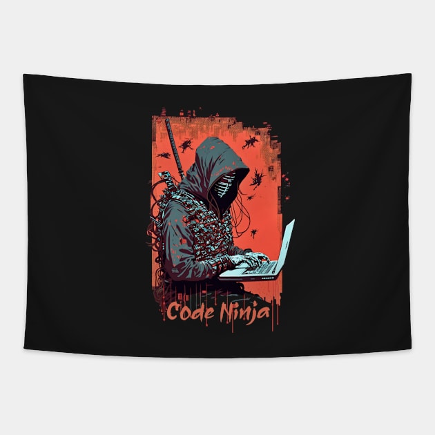 Code Ninja - 3 Tapestry by SMCLN