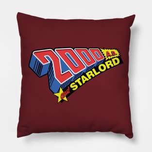 2000AD retro comic logo 1978 Pillow