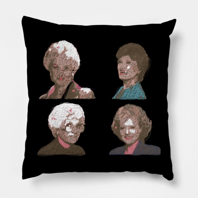 The Golden Girls Pillow by Oyeplot