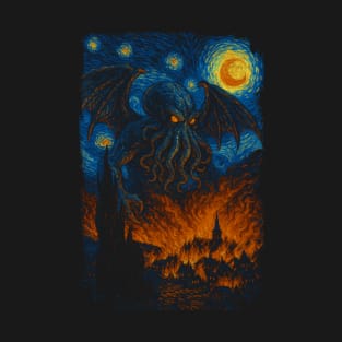 STARRY NIGHT CTHULHU T-Shirt