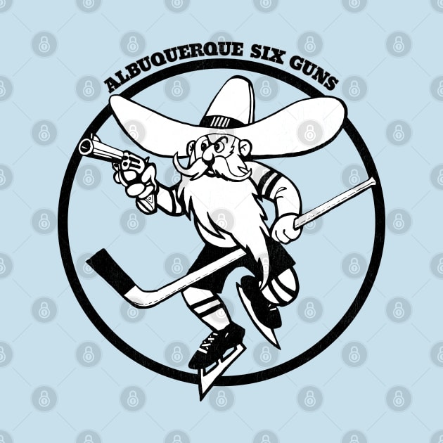 Classic Albuquerque Six Guns Hockey 1973 by LocalZonly