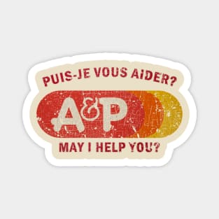 A&P Supermarket 1976 Magnet