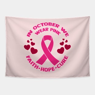 Awareness Pink Tapestry