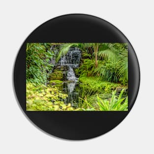 Tropical waterfall Pin