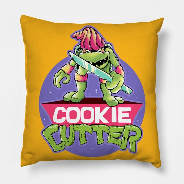 Cookie Cutter Mutant Ninja Pillow by Hojyn