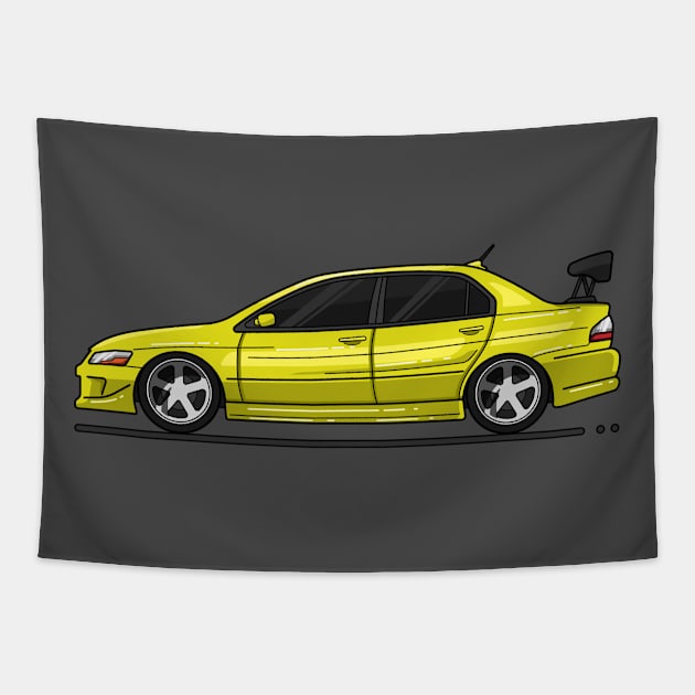 Lancer Evolution VII Tapestry by garistipis