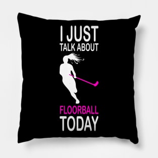 floorball player Pillow