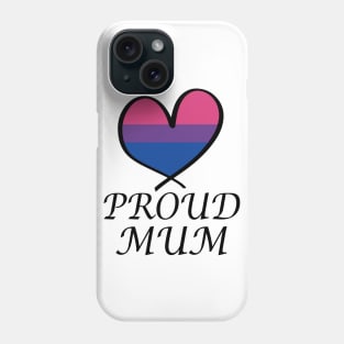 Proud Mum LGBT Gay Pride Month Bisexual Flag Phone Case