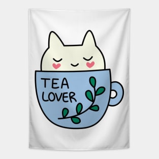 Tea lover cat Tapestry