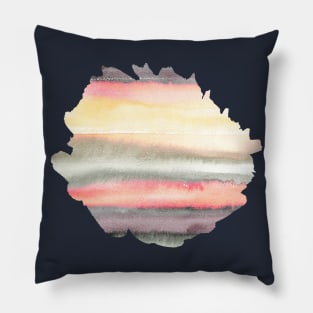 Gradient Watercolor Coral mauve Pillow