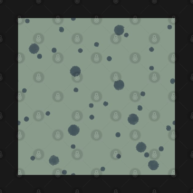 Water droplet polka dot pattern by JuneNostalgia