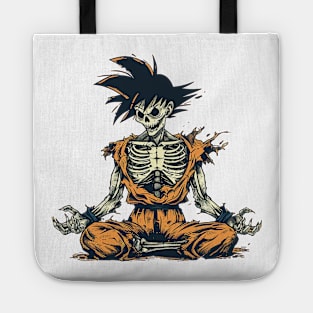 goku skeleton Tote