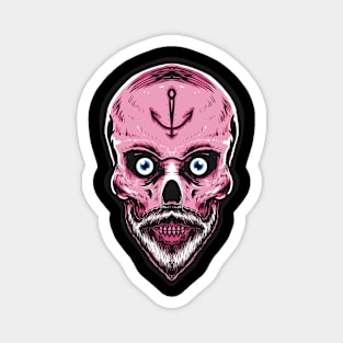 Old skull Magnet