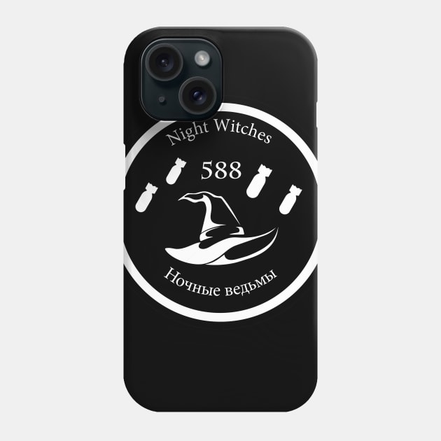 588th BOMBER NIGHT WITCHES LOGO Phone Case by theanomalius_merch