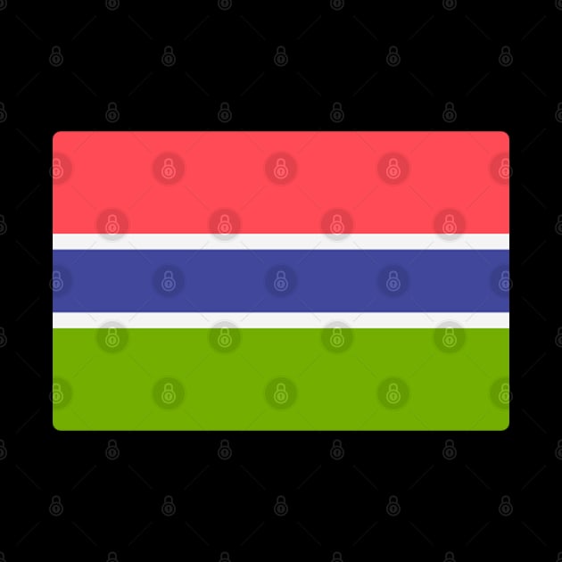 AWESOME GAMBIA FLAG by Just Simple and Awesome