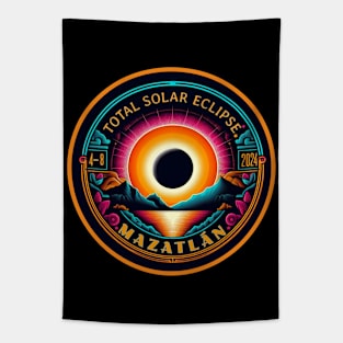 MAZATLAN MEXICO MOUNTAIN VIEW TOTAL SOLAR ECLIPSE 4-8-2024 Tapestry