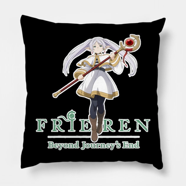 Frieren Pillow by the-Bebop