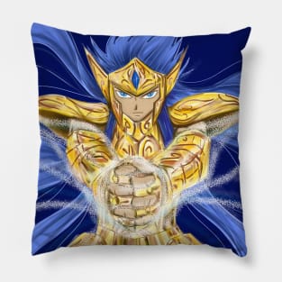 camus of aquarius in gold saint sappuri in saint seiya Pillow