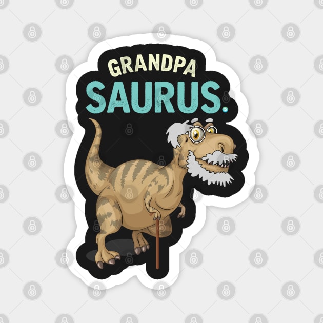 Grandpa Saurus Magnet by woormle