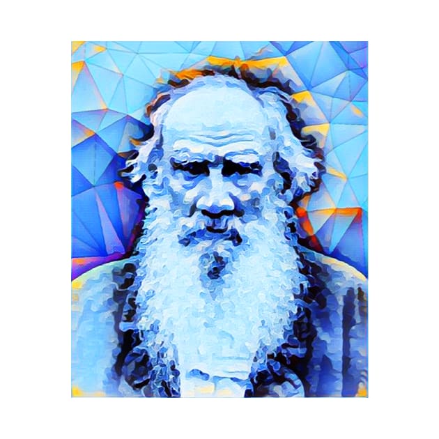 Leo Tolstoy  Portrait | Leo Tolstoy Artwork | Leo Tolstoy Painting 10 by JustLit