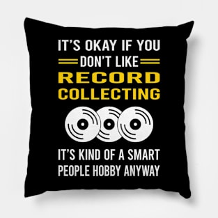 Smart People Hobby Record Collecting Records Pillow