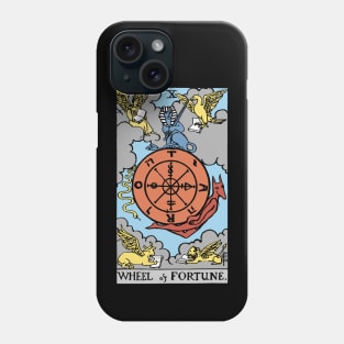 Wheel of Fortune Tarot Card Rider Waite Phone Case