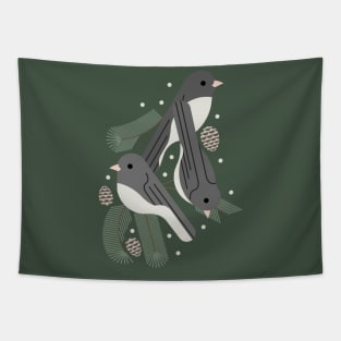 Winter Junco Tapestry