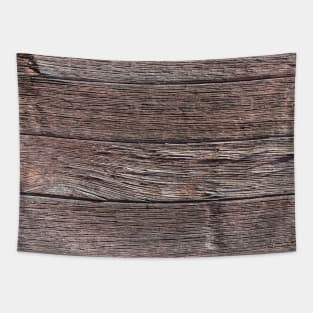 Detailed Wooden Fence Palings Tapestry