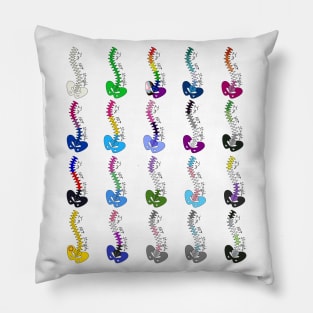 Not Straight - Pride & Scoliosis Awareness Collection Pillow