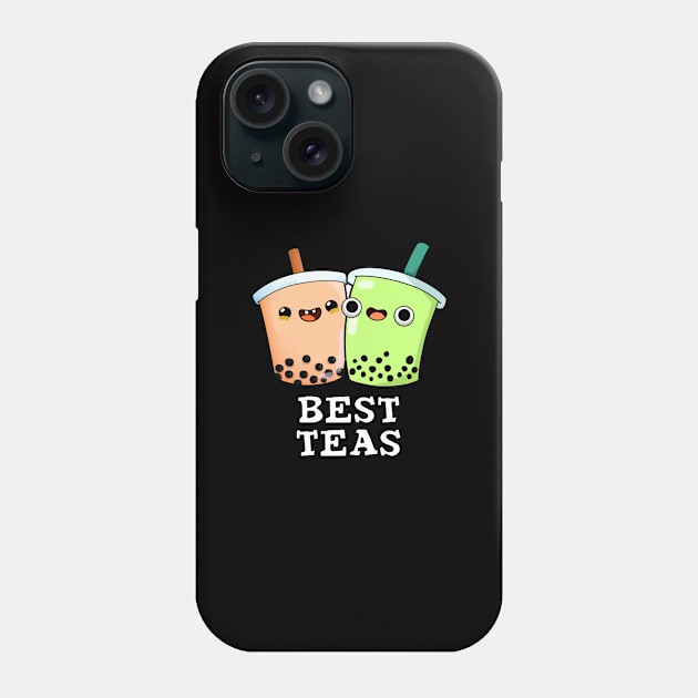 Best Teas Cute Besties Boba Tea PUn Phone Case by punnybone