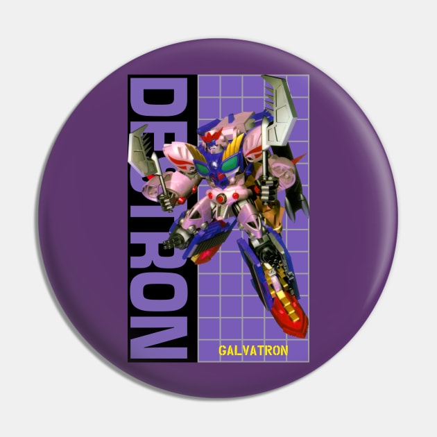 Beast Wars Galvatron Box Art Reconstruction Pin by Draconis130