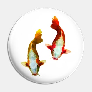 KOI Fish Pair Pin