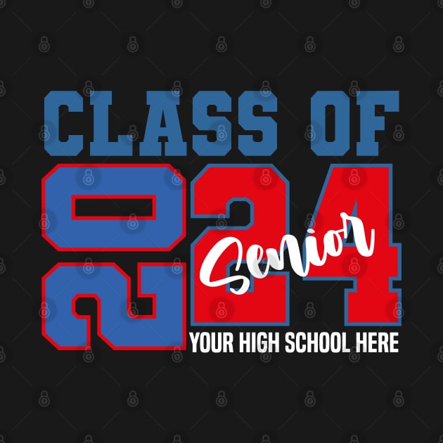 Senior Class of 2024 funny Graduation Of High Middle School by Uniqueify