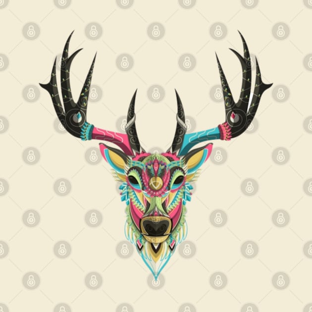 Colours of deer by Rakos_merch